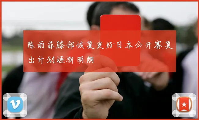 陈雨菲膝部恢复良好日本公开赛复出计划逐渐明朗